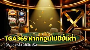 TGA365 ฝากถอนไม่มีขั้นต่ำ