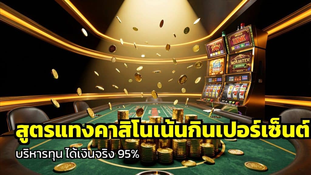 สูตรแทงคาสิโนเน้นกินเปอร์เซ็นต์